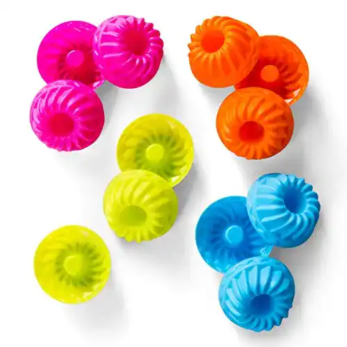 Mini Gugelhupfformen aus Silikon – 12 Teile für vielseitige Backideen