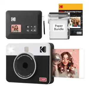 Kodak Mini Shot 3 Retro 4Pass 2-in-1 Sofortbildkamera und Drucker