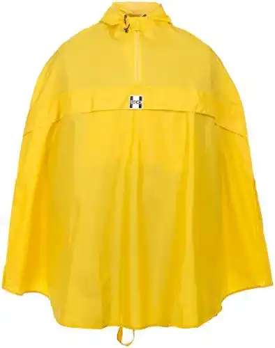 Hock Regenponcho für Erwachsene in Gelb, Größe XL