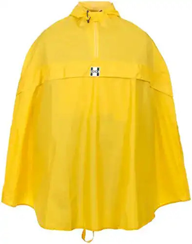 Hock Regenponcho für Erwachsene in Gelb, Größe XL