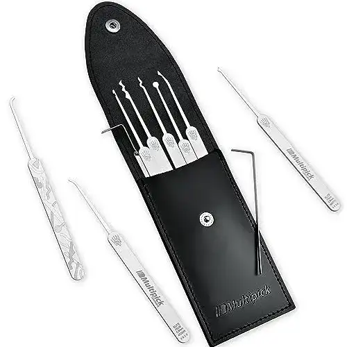 Lockpicking-Set Multipick ELITE 11 Profi Dietrich Set mit 11 Teilen