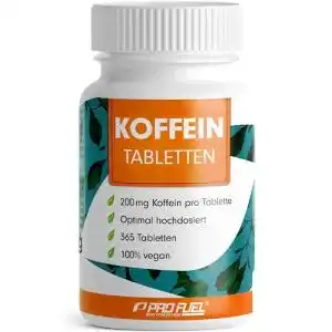 Koffeintabletten ProFuel 365 Stück mit 200 mg Koffein pro Tablette