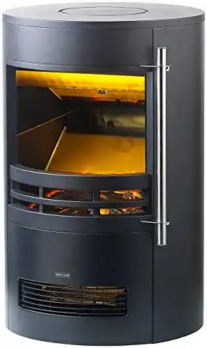 Elektrokamin Carlo Milano – Design-Elektro-Kaminofen mit 3D-Flammeneffekt