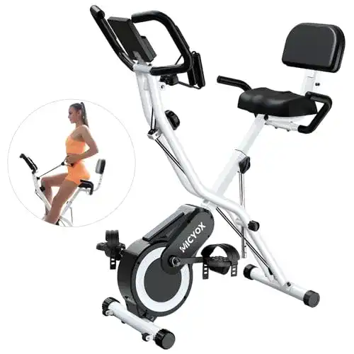 Micyox MX711 Klappbarer Heimtrainer Fahrrad für Zuhause