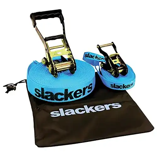 Slackline Schildkröt Slackers USA Classic 15m Set mit Teaching Line