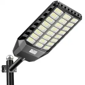 Adewalk 2000W Solar Straßenlampe mit Bewegungssensor für Außen
