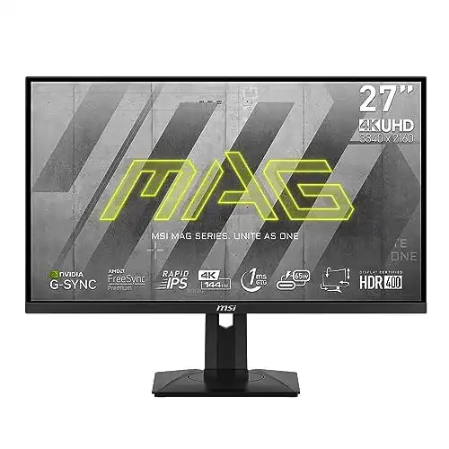 MSI MAG 274UPFDE 27 Zoll 4K Gaming Monitor mit Rapid IPS Panel