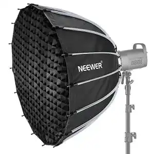 Neewer 34 Zoll/85 cm Parabolische Softbox für Aufsteckblitz
