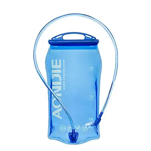 Trinkblase Aonijie Faltbare Wasserbeutel in 1L, 1.5L, 2L und 3L