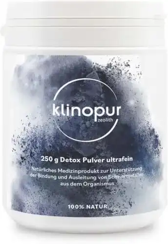 Zeolith-Pulver Klinopur 250g ultrafein, 100% rein, Klinoptilolith