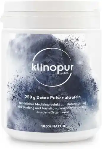 Zeolith-Pulver Klinopur 250g ultrafein, 100% rein, Klinoptilolith