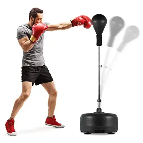 Punchingball MSPORTS Premium Boxstand mit Höhenverstellung