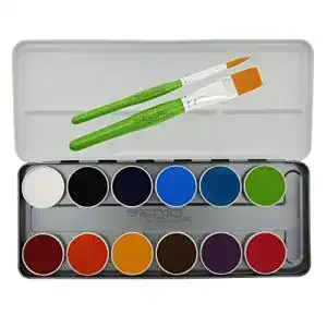 Bodypainting Farbe Senjo Color – 12 Farben Set für Face Paint