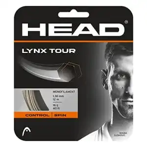 Tennissaiten Head Lynx Tour Tennis-Saite, Champagne, 1,25 mm / 17 g