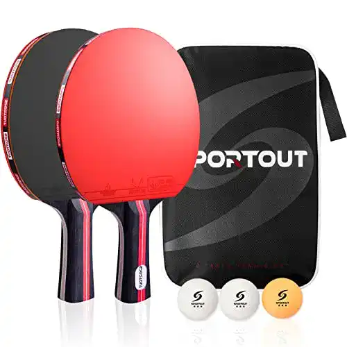 Tischtennisschläger Set von Sportout für Anfänger