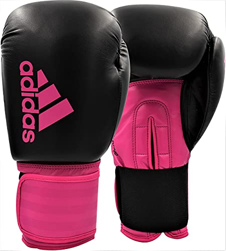Adidas Hybrid 100 Boxhandschuhe 10 oz für Damen und Herren, Schwarz