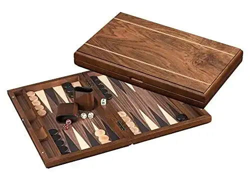 Backgammon Holz Philos 1125 Delos Strategiespiel aus Naturholz