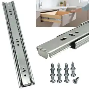 Schubladenschienen Bresko Paar (2 Stk.) 30-70 cm Vollauszug
