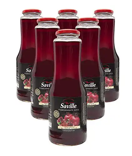 Granatapfelsaft Saville 6 Flaschen à 1 Liter Direktsaft 100%