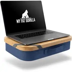 Laptopkissen My Fat Gorilla aus Bambus mit Stauraum