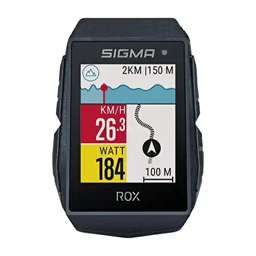 Fahrrad-Navi Sigma Sport Rox 11.1 Evo Black Sensor Set