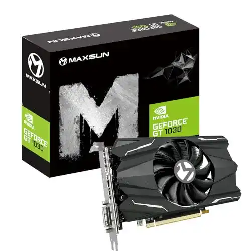 GeForce GT 1030 Maxsun 4GB GDDR4 Grafikkarte für Mini ITX Systeme