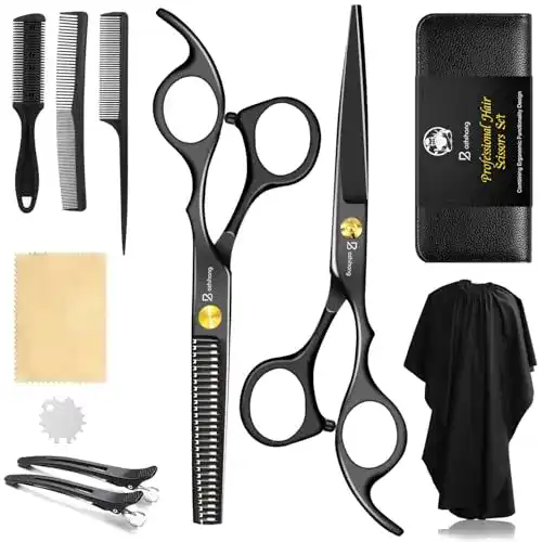 Friseurscheren Bozhihong Set 6,7 Zoll für professionelles Haarstyling