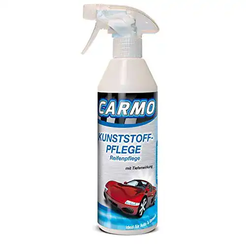 Kunststoffpflege von CARMO mit Tiefenwirkung für Fahrzeuge