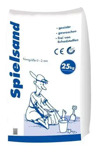 Spielsand für Kinder von Hamann Mercatus GmbH – 25 kg gesiebt und gewaschen