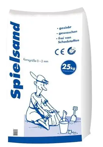Spielsand für Kinder von Hamann Mercatus GmbH – 25 kg gesiebt und gewaschen