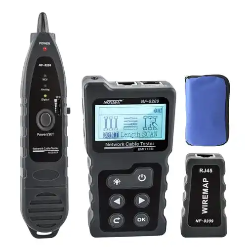 Netzwerktester Noyafa NF-8209 Kabeltester mit PoE-Funktion