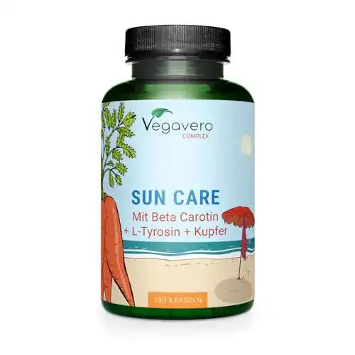 Beta-Carotin Vegavero Sun Care Komplex – 180 Kapseln