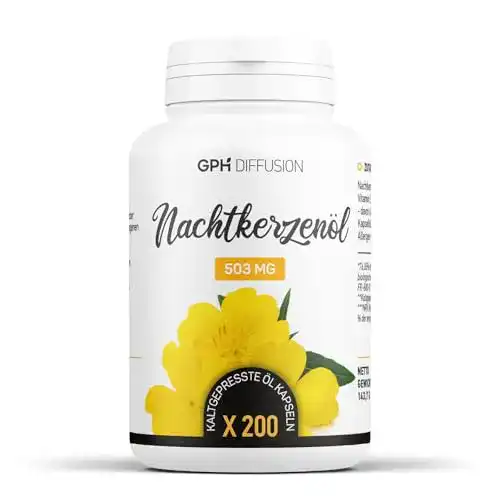 Nachtkerzenöl-Kapseln von GPH Diffusion in Bio-Qualität