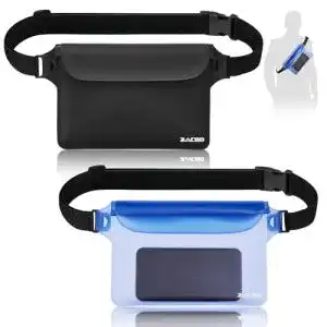 Wasserdichte Zacro Tasche mit verstellbarem Hüftgurt im 2er Set