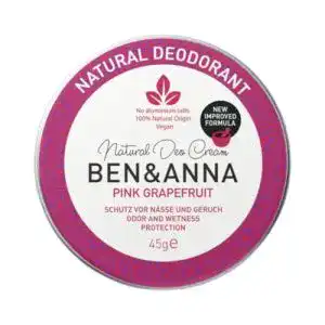 Ben & Anna Deocreme Pink Grapefruit – Natürliches Deo ohne Aluminium