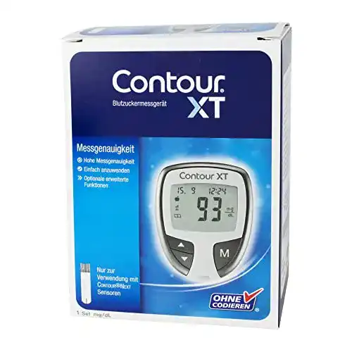 Blutzuckermessgerät Bayer Vital XT Set mg/dL, 1 Stück