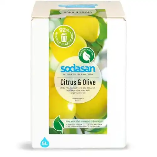 Flüssigseife Sodasan Citrus-Olive 5 Liter Kanister