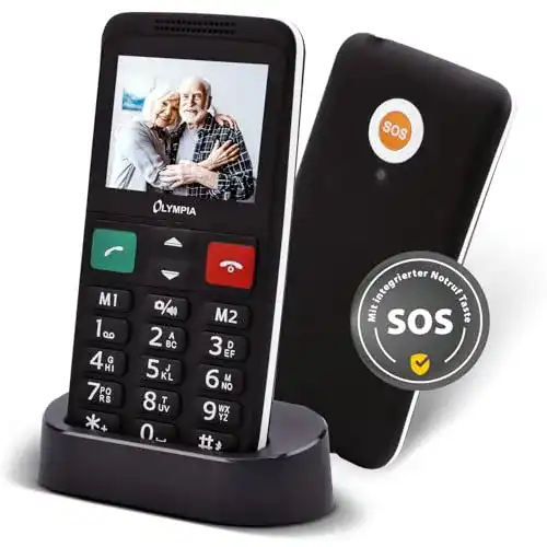 Olympia Seniorenhandy LUX Komfort-Mobiltelefon für Senioren