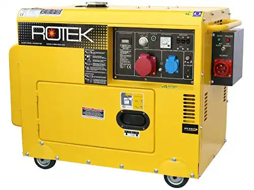 Diesel Notstromaggregat Rotek GD4SS-3-6000-EBZ-ATS für zuverlässige Stromerzeugung