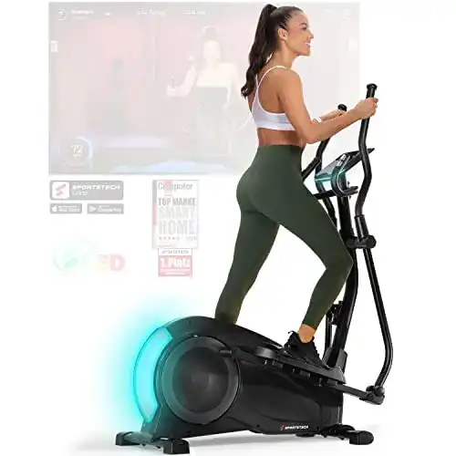Ellipsentrainer Sportstech CX700 mit LED Technologie für Zuhause