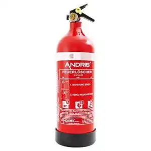 Andris Feuerlöscher 2L ABF Fettbrand Schaum-Löscher mit Manometer