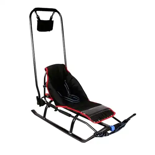 Aluminium Schlitten DUO 2in1 für Kinder und Erwachsene