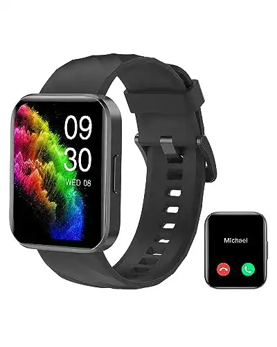 Ruimen Smartwatch für Damen und Herren mit Telefonfunktion und Fitness-Tracking