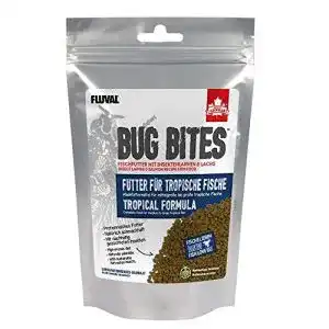 Fischfutter Granulat Fluval Bug Bites für tropische Fische