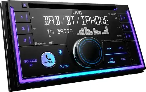 DAB-Autoradio JVC KW-DB95BT Doppel-DIN mit Bluetooth und USB-Anschluss