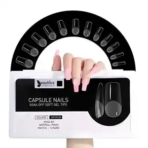Acryl-Nägel Beautilux Nageltips 552 Stück, Medium Quadrat Tips