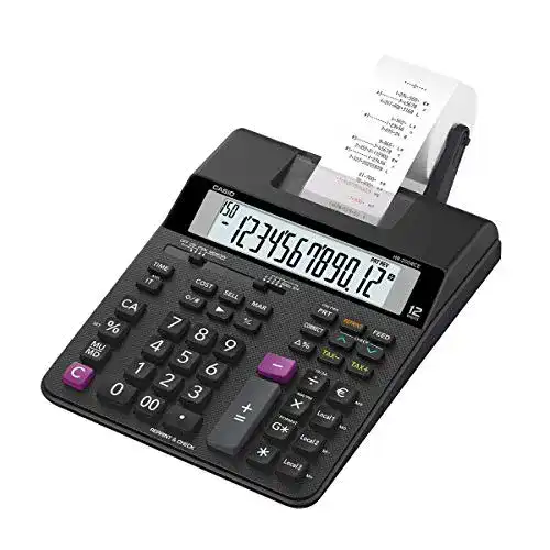 Tischrechner mit Papierrolle Casio HR-200RCE im Vergleich
