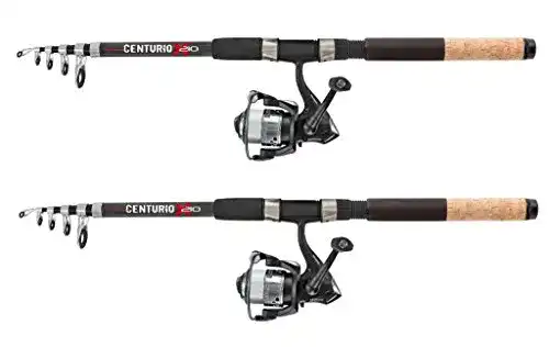 Jenzi Hechtrute 2 x Angelset für Forelle, Aal und Karpfen