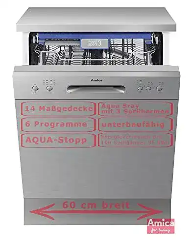 Amica Geschirrspüler GSP 14755 E A++ mit flexibler Besteckschublade