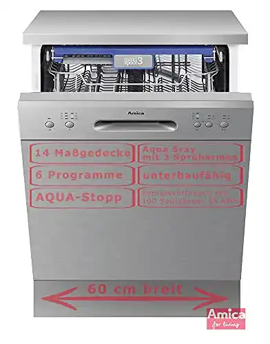 Amica Geschirrspüler GSP 14755 E A++ mit flexibler Besteckschublade